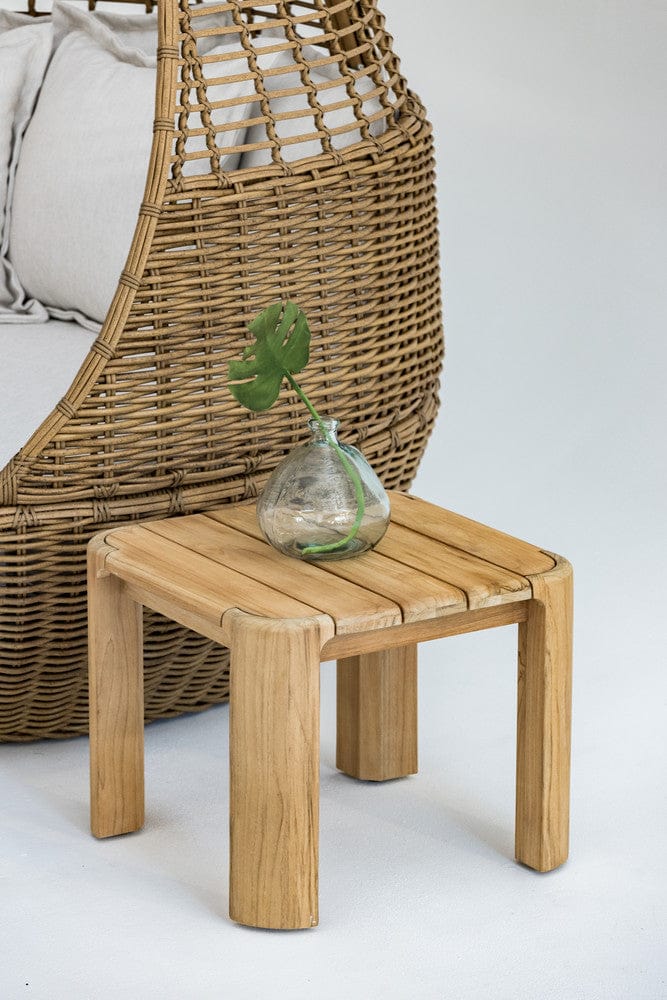 Sunset West - Natural Teak End Table - Light Wood - SW5706-ET view 7