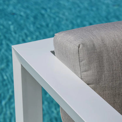 Sunset West - Newport Club Chair in Canvas Skyline, No Welt - Whites/Creams/Beiges - SW4801-21-14091 view 2