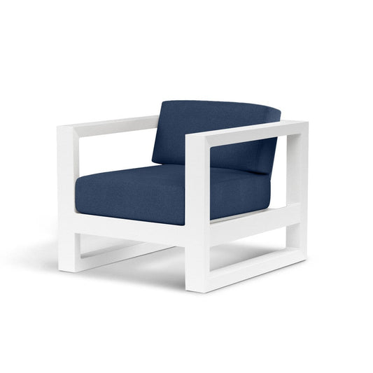 Sunset West - Newport Club Chair in Spectrum Indigo, No Welt - Whites/Creams/Beiges - SW4801-21-48080 view 1