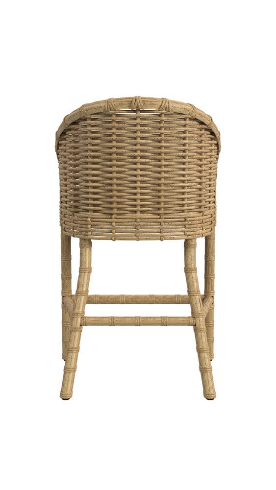 Sunset West - Playa Counter Stool in Soothe Pearl w/ Flange Welt - Medium Wood - SW7001-7C-PRL-STKIT view 3