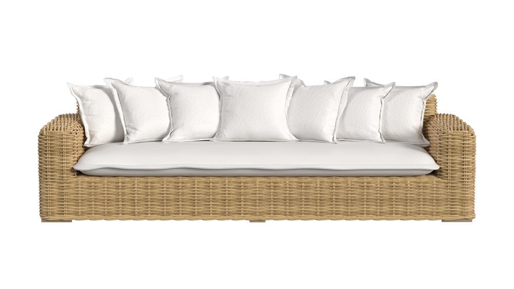 Sunset West - Playa Sofa in Soothe Pearl w/ Flange Welt - Medium Wood - SW7001-23-PRL-STKIT view 2