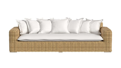 Sunset West - Playa Sofa in Soothe Pearl w/ Flange Welt - Medium Wood - SW7001-23-PRL-STKIT view 2