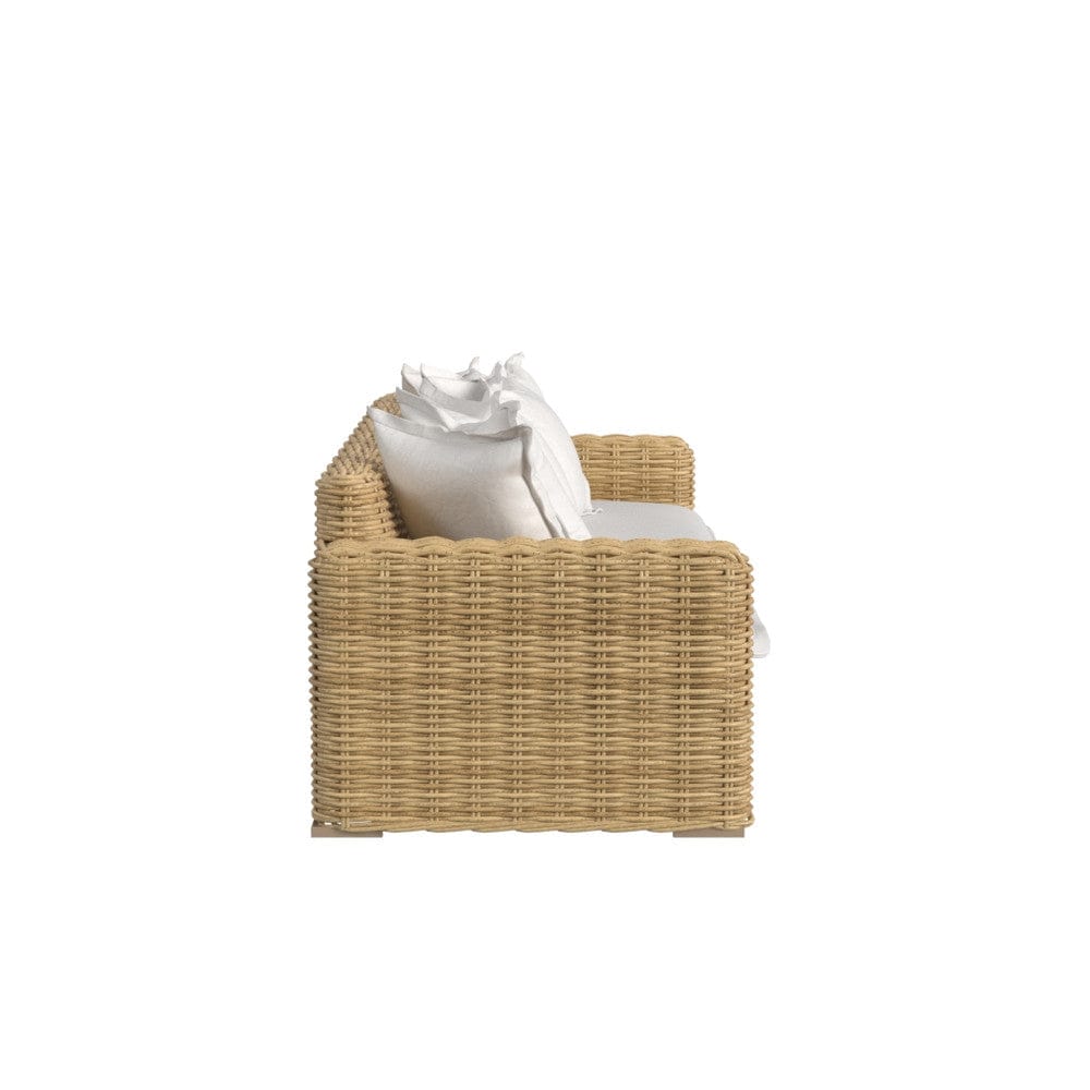 Sunset West - Playa Sofa in Soothe Pearl w/ Flange Welt - Medium Wood - SW7001-23-PRL-STKIT view 3