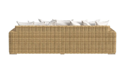 Sunset West - Playa Sofa in Soothe Pearl w/ Flange Welt - Medium Wood - SW7001-23-PRL-STKIT view 4