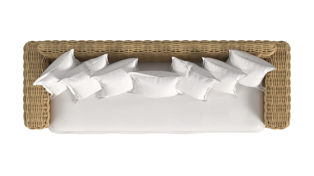Sunset West - Playa Sofa in Soothe Pearl w/ Flange Welt - Medium Wood - SW7001-23-PRL-STKIT view 5