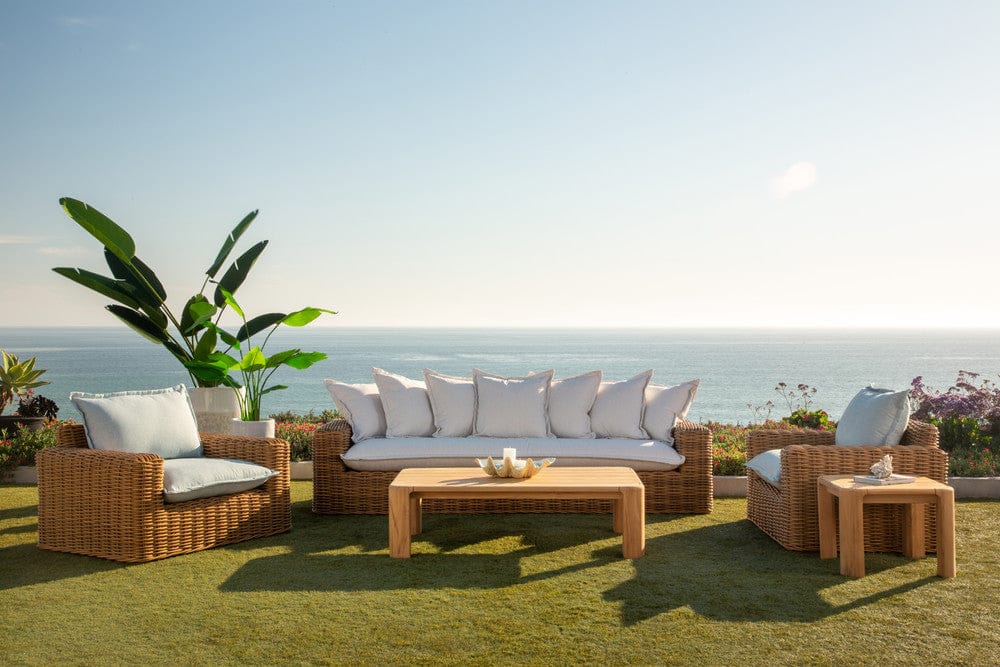 Sunset West - Playa Sofa in Soothe Pearl w/ Flange Welt - Medium Wood - SW7001-23-PRL-STKIT view 8