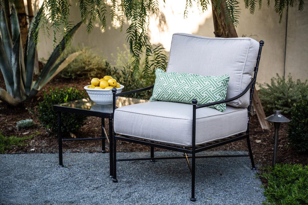 Sunset West - Provence Club Chair in Canvas White w/ Self Welt - Blacks - SW3201-21-57003 view 8