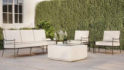 Sunset West - Provence Club Chair in Canvas White w/ Self Welt - Blacks - SW3201-21-57003 view 12