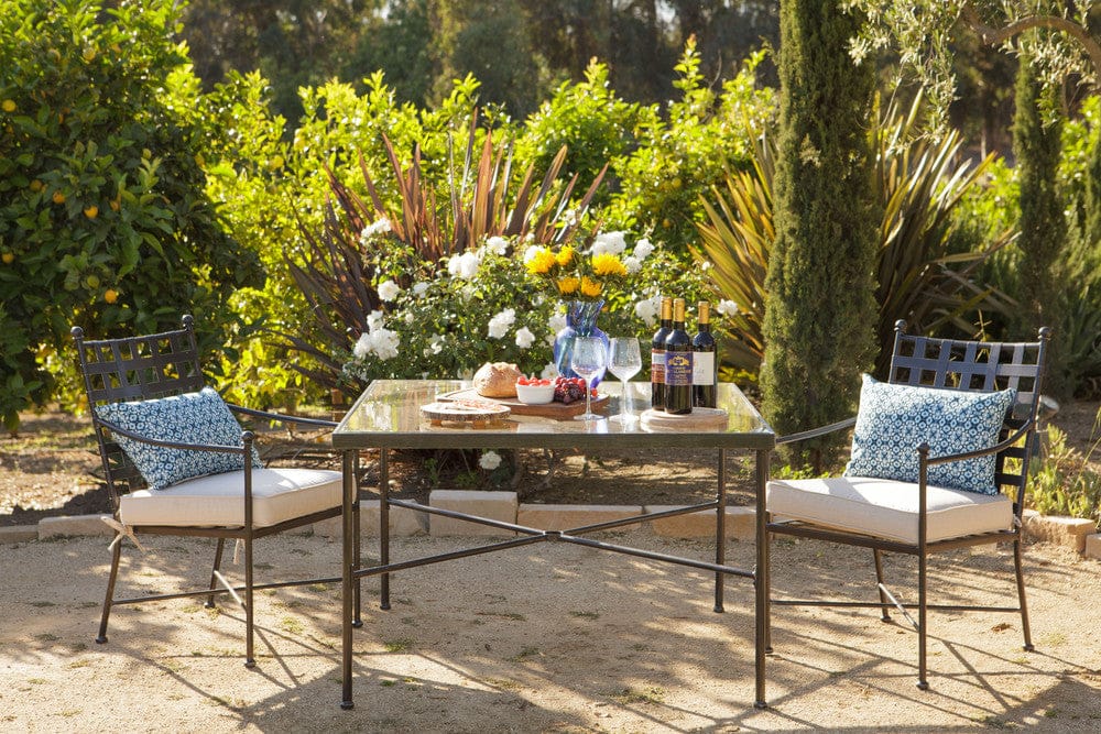 Sunset West - Provence Dining Chair in Canvas White w/ Self Welt - Blacks - SW3201-1-57003 view 5