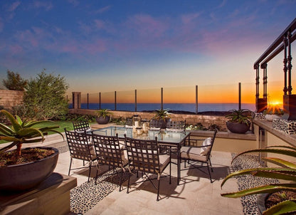 Sunset West - Provence Dining Chair in Canvas White w/ Self Welt - Blacks - SW3201-1-57003 view 8