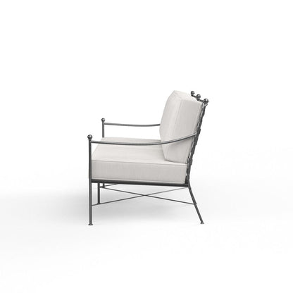 Sunset West - Provence Loveseat in Canvas White w/ Self Welt - Blacks - SW3201-22-57003 view 3