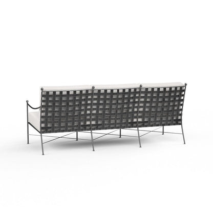Sunset West - Provence Sofa in Canvas White w/ Self Welt - Blacks - SW3201-23-57003 view 2