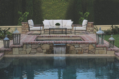 Sunset West - Provence Sofa in Canvas White w/ Self Welt - Blacks - SW3201-23-57003 view 6