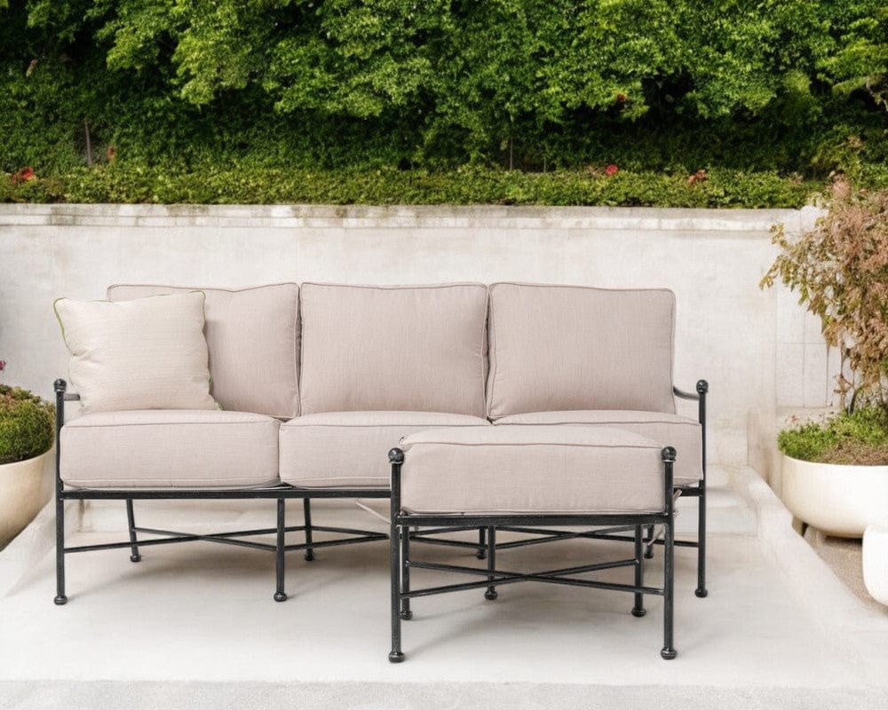 Sunset West - Provence Sofa in Canvas White w/ Self Welt - Blacks - SW3201-23-57003 view 10