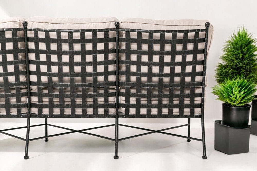 Sunset West - Provence Sofa in Canvas White w/ Self Welt - Blacks - SW3201-23-57003 view 11