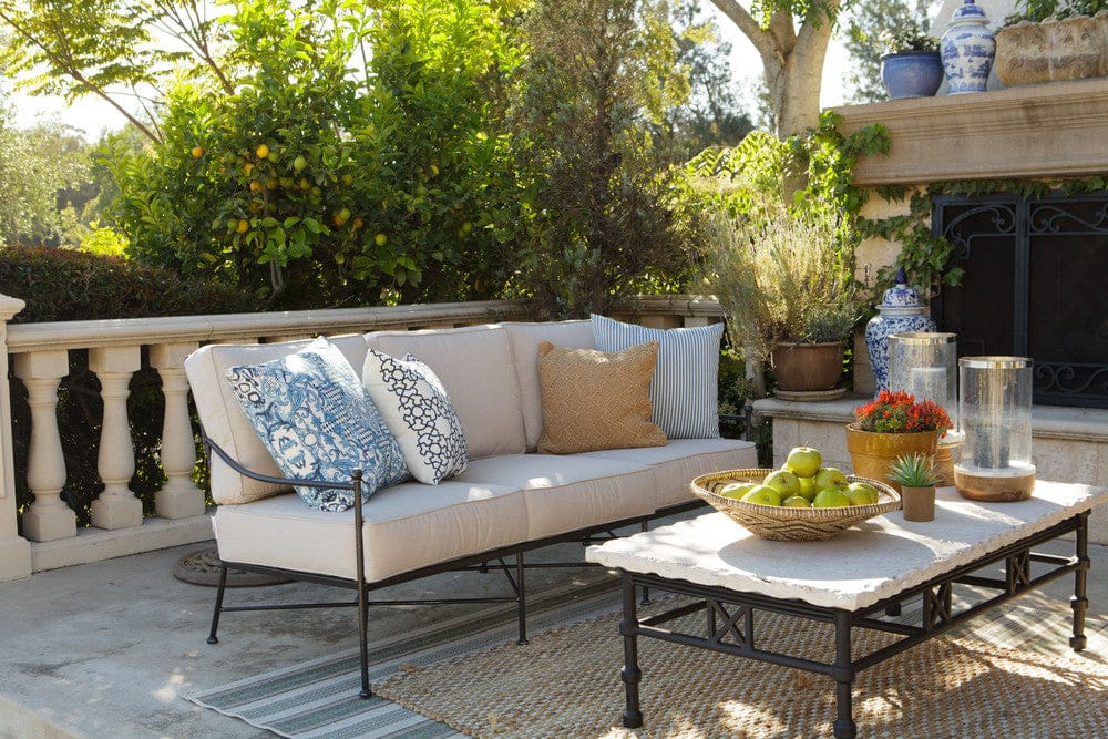 Sunset West - Provence Sofa in Canvas White w/ Self Welt - Blacks - SW3201-23-57003 view 12