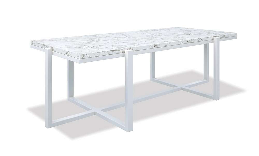 Sunset West - Bazaar - Rectangle Coffee Table, Front Finish with Carrara Marble Top - SW4707-CT_CLOSEOUT veiw 1