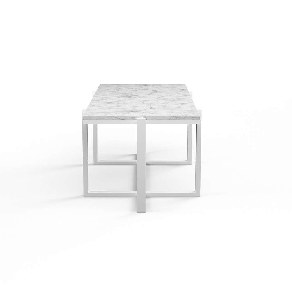 Sunset West - Bazaar - Rectangle Coffee Table, Front Finish with Carrara Marble Top - SW4707-CT_CLOSEOUT veiw 2