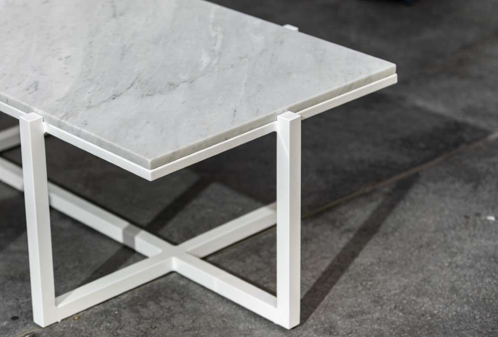 Sunset West - Bazaar - Rectangle Coffee Table, Front Finish with Carrara Marble Top - SW4707-CT_CLOSEOUT veiw 4