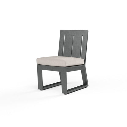 Sunset West - Redondo Armless Dining Chair in Canvas Natural, No Welt - Grays - SW3801-1A-5404 view 1