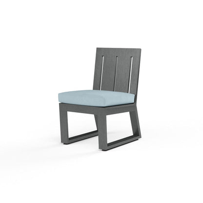 Sunset West - Redondo Armless Dining Chair in Canvas Skyline, No Welt - Grays - SW3801-1A-14091 view 1