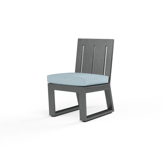 Sunset West - Redondo Armless Dining Chair in Canvas Skyline, No Welt - Grays - SW3801-1A-14091 view 1