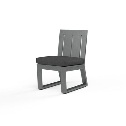 Sunset West - Redondo Armless Dining Chair in Spectrum Carbon, No Welt - Grays - SW3801-1A-48085 view 1