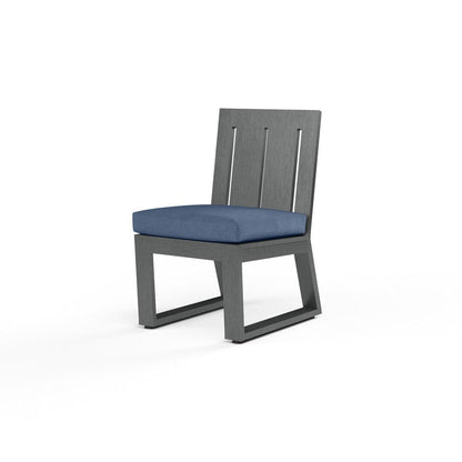Sunset West - Redondo Armless Dining Chair in Spectrum Indigo, No Welt - Grays - SW3801-1A-48080 view 1