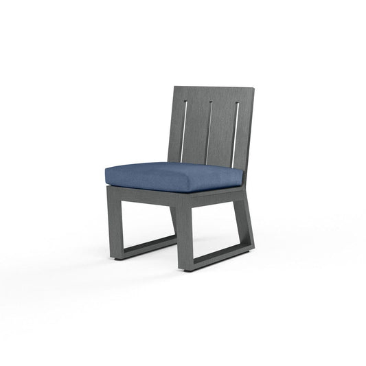 Sunset West - Redondo Armless Dining Chair in Spectrum Indigo, No Welt - Grays - SW3801-1A-48080 view 1