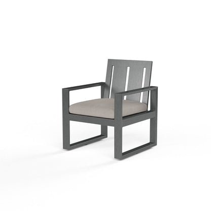 Sunset West - Redondo Dining Chair in Canvas Natural, No Welt - Grays - SW3801-1-5404 view 1