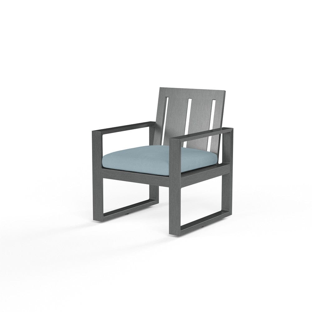 Sunset West - Redondo Dining Chair in Canvas Skyline, No Welt - Grays - SW3801-1-14091 view 1