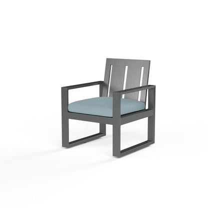 Sunset West - Redondo Dining Chair in Canvas Skyline, No Welt - Grays - SW3801-1-14091 view 1