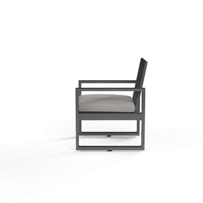 Sunset West - Redondo Dining Chair in Cast Silver, No Welt - SW3801-1-SLVR-STKIT veiw 2