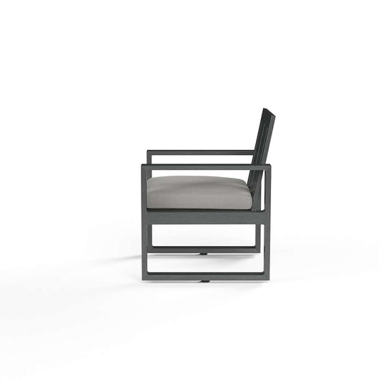 Sunset West - Redondo Dining Chair in Cast Silver, No Welt - SW3801-1-SLVR-STKIT veiw 2