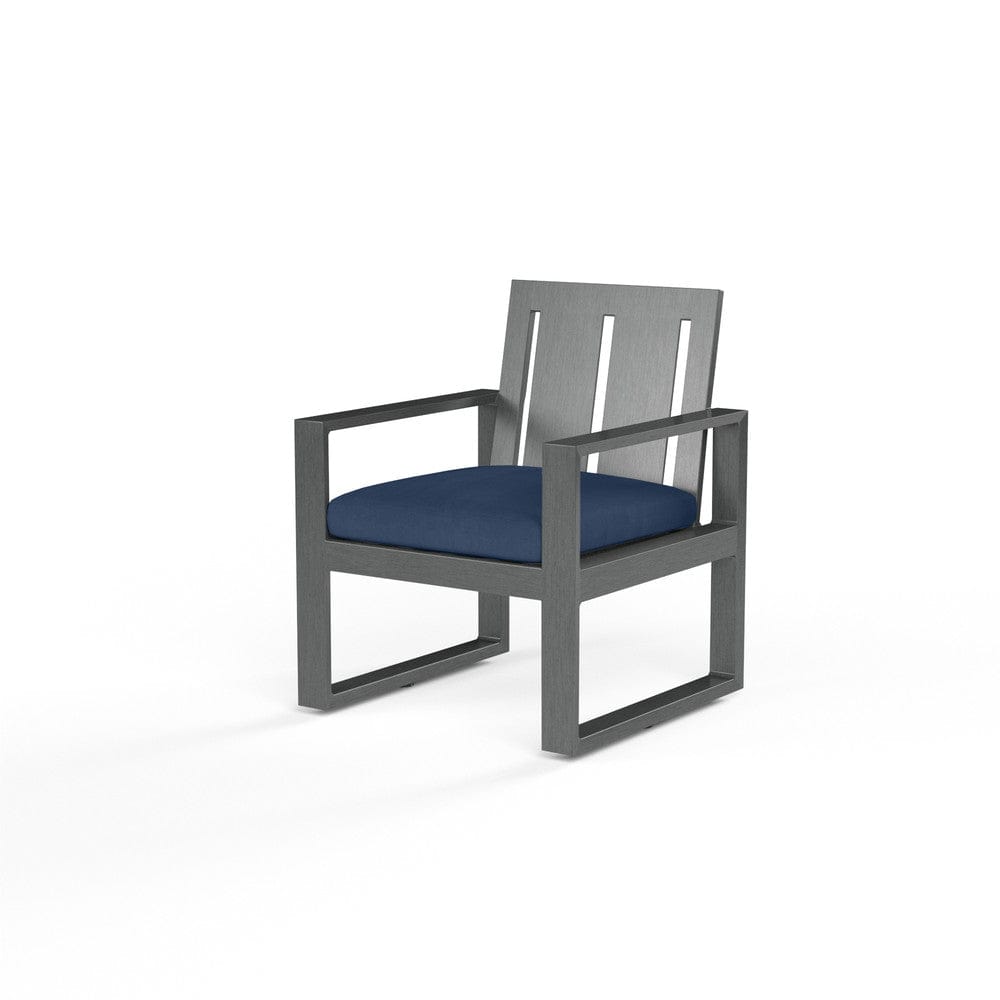 Sunset West - Redondo Dining Chair in Spectrum Indigo, No Welt - Grays - SW3801-1-48080 view 1