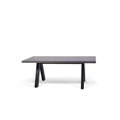 TEMAHOME - Apex Extending Dining Table in Concrete Look / Pure Black - 9500613173 veiw 4