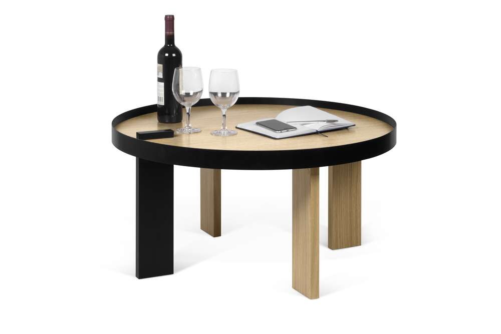 TEMAHOME - Bruno Coffee Table in Oak / Pure Black - 9003628078 veiw 4