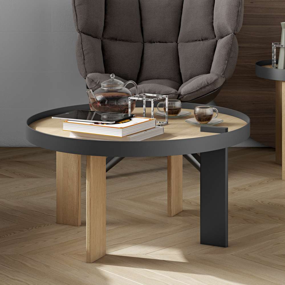 TEMAHOME - Bruno Coffee Table in Oak / Pure Black - 9003628078 veiw 6