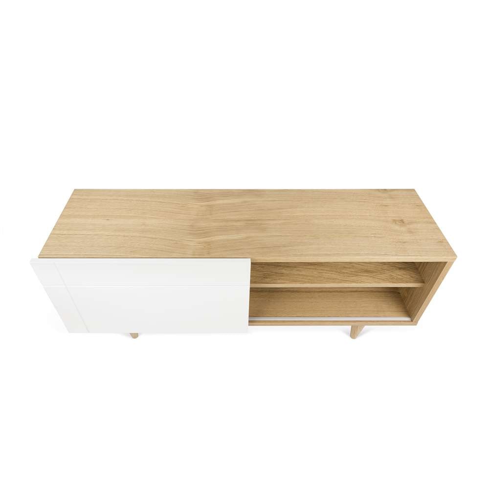 TEMAHOME - Cruz Tv Table in Oak / Pure White - 9003639036 veiw 5