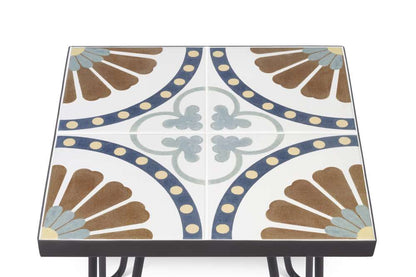 TEMAHOME - Dalle End Table in Tile on MDF with Dark Grey Steel Legs - 9500627545 veiw 3