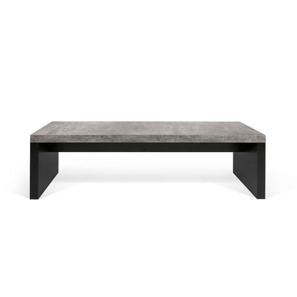 TEMAHOME - Detroit Bench in Concrete and Pure Black - 9000130663 veiw 1
