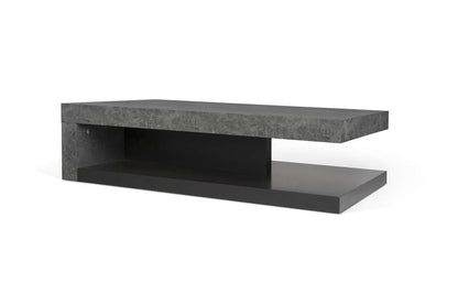 TEMAHOME - Detroit Coffee Table in Concrete and Pure Black - 9000625039 veiw 4