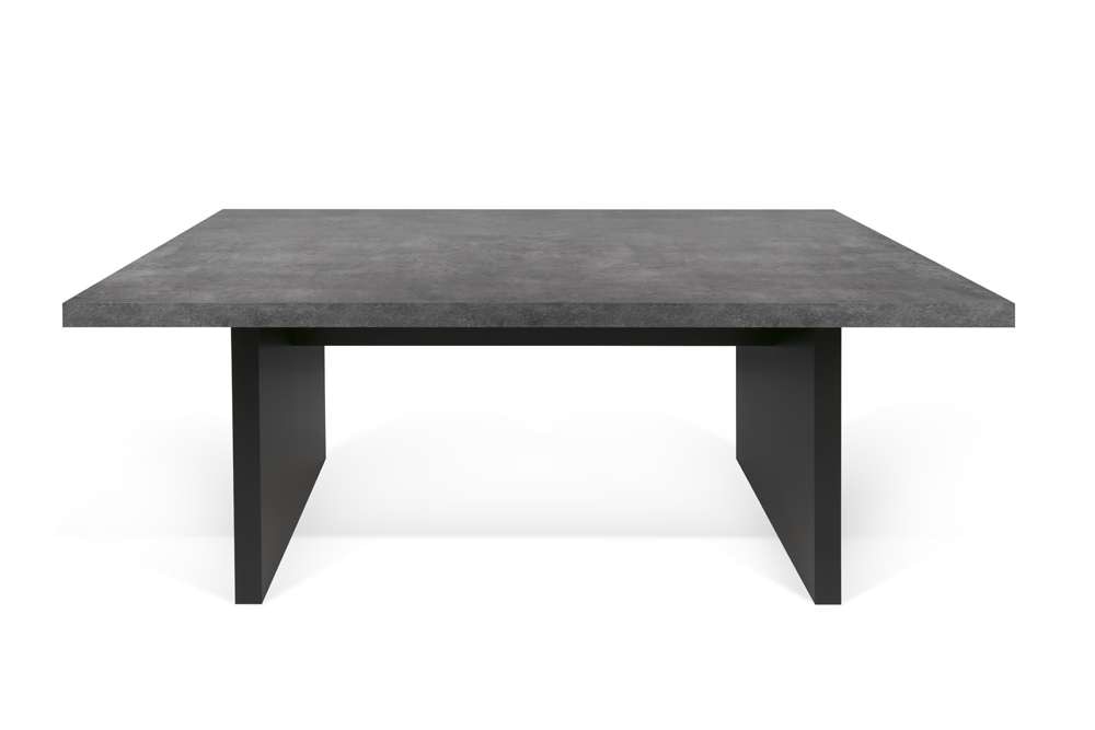 TEMAHOME - Detroit Dining Table in Concrete and Pure Black - 9000613494 veiw 1