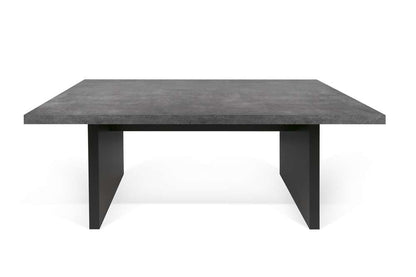 TEMAHOME - Detroit Dining Table in Concrete and Pure Black - 9000613494 veiw 1