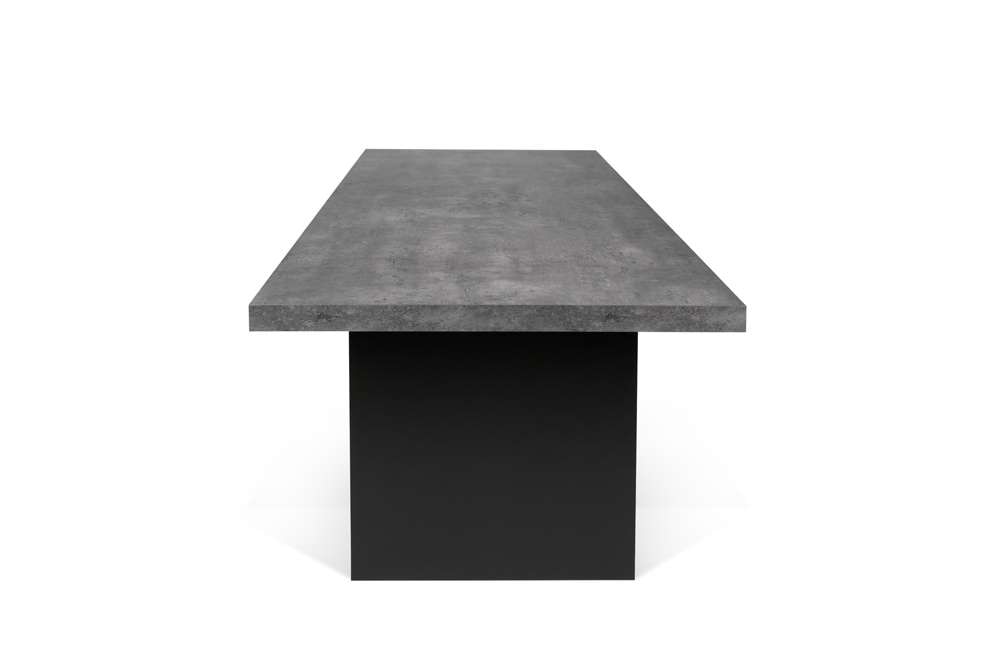 TEMAHOME - Detroit Dining Table in Concrete and Pure Black - 9000613494 veiw 4
