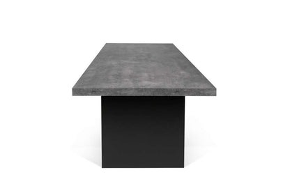 TEMAHOME - Detroit Dining Table in Concrete and Pure Black - 9000613494 veiw 4
