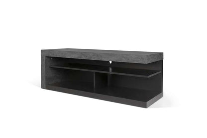 TEMAHOME - Detroit Tv Table in Concrete and Pure Black - 9000638800 veiw 5