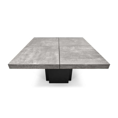 TEMAHOME - Dusk 51in Dining Table in Concrete Look / Pure Black - 9500613234 veiw 2