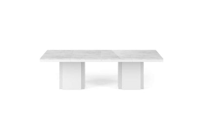 TEMAHOME - Dusk Conference Table with Marble Tops in White Marble / Pure White - 9500628054 veiw 1