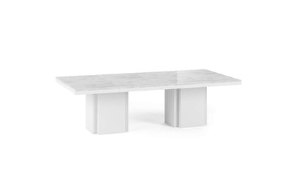 TEMAHOME - Dusk Conference Table with Marble Tops in White Marble / Pure White - 9500628054 veiw 2